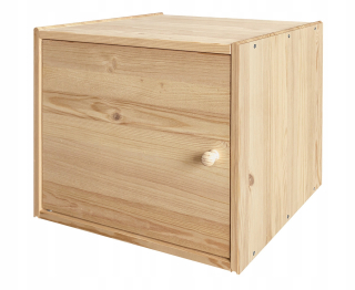 Šatníková skriňa do študenskej izby - Otváracia škatuľa s veľkou kockou 90 cm nábytok