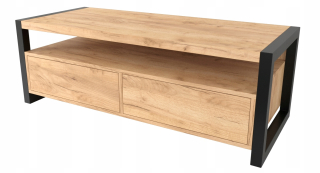 Skrinka pod TV - Dubová komoda LANCELOT skriňa RTV2 120/50/50cm