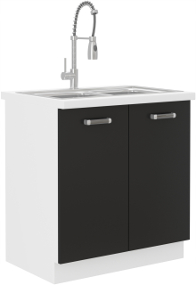Kuchynská skrinka - Kuchynská skrinka Oreo 80 PLN 2F ZB + TOP!