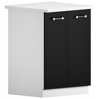 Kuchynská skrinka - Kuchynská skrinka s hornou hodnotou -horná top 60 cm Nero