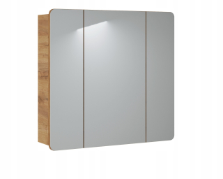 Skrinka do kúpeľne - Kúpeľňa Aruba 843 so zrkadlom 80 cm remesla