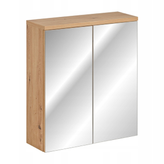 Skrinka do kúpeľne - Samoa White 840 Kúpeľňa so zrkadlom 60 cm
