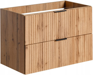 Skrinka do kúpeľne - Wicker Brown Trunk 105 L