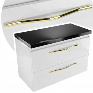 Skrinka do kúpeľne - Kúpeľňa pod glamour Washbasin biely štýl