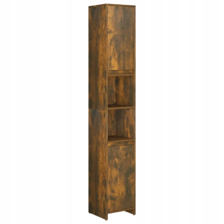 Regál, komoda do kúpeľne - Kúpeľňa, Smoky Oak, 30x30x183,5 cm