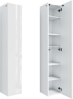 Skrinka do kúpeľne - Kúpeľňa 160 cm biely lesk