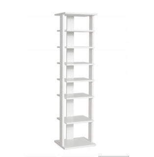 Botník do predsiene - Costway topánky 6,5 x 110 x 6,5 cm biela