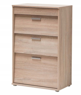 Botník do predsiene - Topánky skrinky Sonoma Oak topánky úzke 60 cm B2