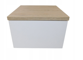 Detský nočný stolík - Blok Basty Bathode Book Cabinet+White Hanging Ava 30 cm