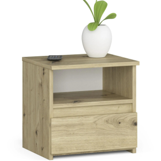 Nočný stolík - CL1 nočný stolík 40 cm 1 zásuvka - dub artisan