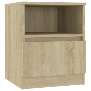 Nočný stolík - Nočná kabinet, Sonoma Oak, 40x40x50 cm, Wóro Plate
