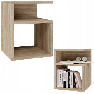 Nočný stolík - Nočný stolík, stôl, 30 cm, dub Sonoma, malý