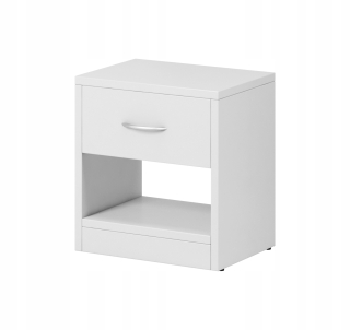 Nočný stolík - Noko Nako Nocka Society Cabinet 1S White Mat