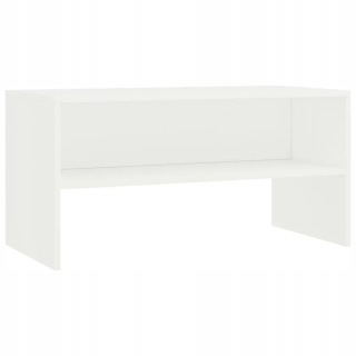 Tv stolík do obývačky - Kabinet pre televíziu, biely, 80 x 40 x 40 cm, wórów