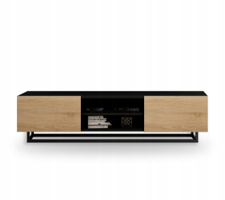 Skrinka pod TV - TV skrinka pre televízne zásuvky RTV Loft Toppy Oak