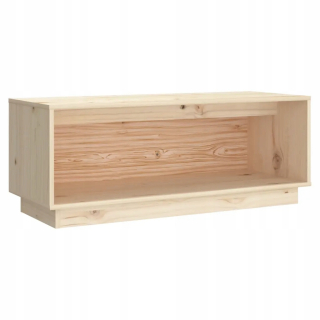 Skrinka pod TV - Televízna skrinka, 90x35x35 cm, omáčka z masívneho dreva