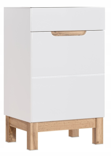Skrinka do kúpeľne - Skrinka pod umývadlom 50 cm Bali White 824