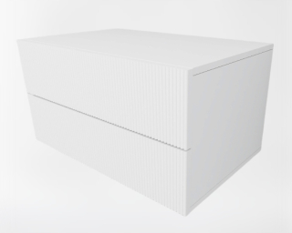 Skrinka do kúpeľne - Biała 80 Elegance Wink Cabinet visí