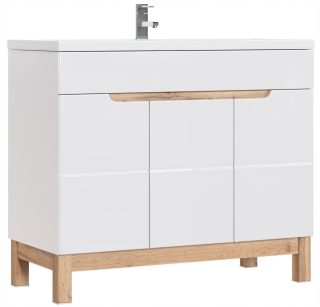 Kúpeľňové zostava nábytku - Rámová konzola pod Omnires OVO M+ Washbasin