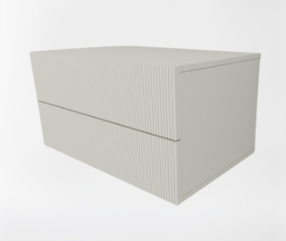 Skrinka do kúpeľne - Skrinka pod závesom elegancie Washbasin Kašmír 80