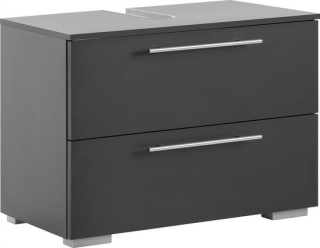 Skrinka do kúpeľne - Schildmeyer Anthracite Sink Cabinet 80 cm