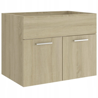 Skrinka do kúpeľne - Kabinet pod umývadlom, Sonoma Oak, 60x38,5x46 cm, PR