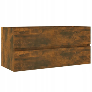 Skrinka do kúpeľne - Kabinet pod umývadlom, Smoky Oak, 100x38,5x45