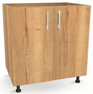 Kuchynská skrinka - Kabinet pre umývadlo 70 cm dubové remeselné zlato 82/70/52.1