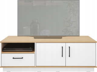 Skrinka pod TV - Sorento II podkrovie zásuviek 120 cm zásuvky