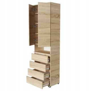 Komoda do študenskej izby - Supra Vini High Scadrobe Cabinet 60x30x202d1-So
