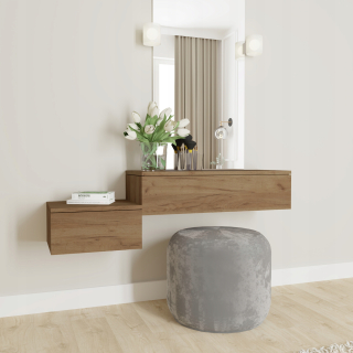 Konzolový stolík do predsiene - Závesná skrinka Ava Craft Oak Golden Oak 30 cm