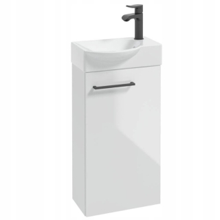 Kúpeľňové zostava nábytku - Kúpeľňa SW5 50 cm čierny lesk