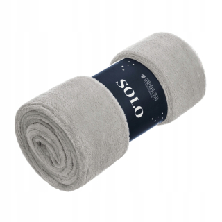 Prikrývka, prehozy na posteľ - Šedá prikrývka vyrobená z mikrovlákna 200x220 sólo