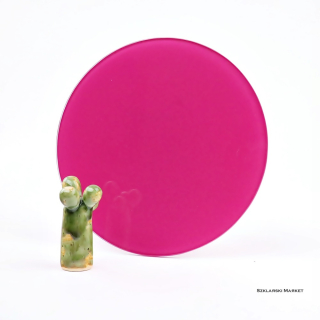 Okrúhle sklo Fuchsia, koleso - FI 70 cm