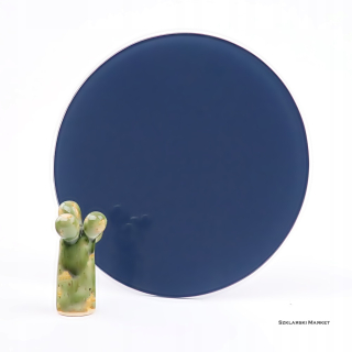 Okrúhle modré sklo, koleso - fi 50 cm