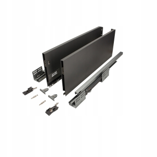 Zásuvkové výsuvy - Gamet Eco Box Box-43 Zásuvka High Anthracite 350