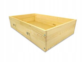 Zásuvka pod posteľ - Drevená zásuvka do postele nepopulárna