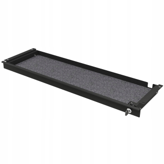 Kancelársky stôl - Zásuvka na podtok kancelárie - Arceo 85 cm Čierna
