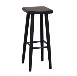 Barová stolička do kuchyne - Bar stolica Hoker Wooden Stool 70 cm čierna
