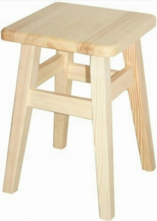 Stolík, taburetka - Drevená stolica Felt Stool, 8 farieb, prod.