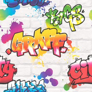 Tapeta do detskej izby - Tehlová tapeta-3D papier graffiti
