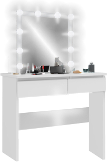 Toaletné stolíky - Beta 10 LED toaletný stolík s make -upom vizážových žiaroviek