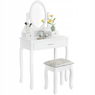 Toaletný stolík - Care Life Pocelete White 75 x 145 x 40 cm