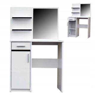 Toaletné stolíky - Kozmetický toaletný stolík so zrkadlom širokým 80 cm p 740