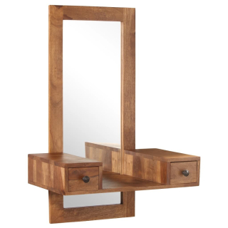 Toaletný stolík - Odtiene toaletného stolíka Vidaxl z bronzu 60 x 90 x 37 cm