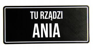 3D detká dekorácia - Plán tu vládne znakom