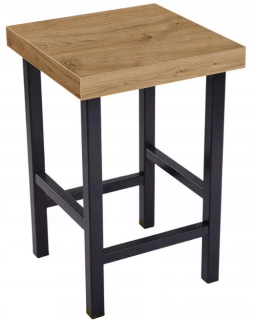 Stolík, taburetka - Zastavte 46 cm klasické čierne /farby stolové stoličky