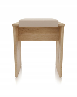 Sedací vak - Stolica Poufka Simple Oak Votan to Desk béžová ekologická