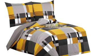 Kompletný set posteľných obliečok - Tania Elway 160x200 Botton Botton Hustý satén