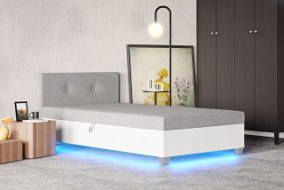 Posteľ do študenskej izby - Couch Single Bed s matracom SAM LED90/200